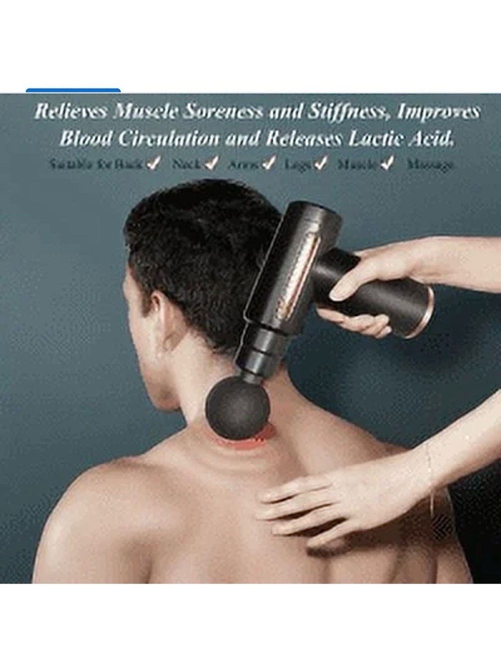 🆕- Compact Handheld Muscle Massage Gun. For Home, Gym or Travel. New in Box